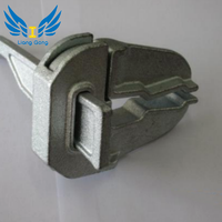 Pince de coffrage Lianggong, pince à coin moulée en acier pour le coffrage mural, pour les connexions de panneaux standard.