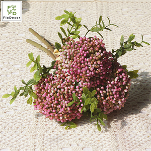 Hot Bán Nhân Tạo Berry Chi Nhánh Nhựa Cây Mọng Nước Bất Động Cảm Ứng Cho Đám Cưới Bouquet Bảng Trang Trí Phòng Trưng Bày - Product Image 5