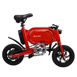 2024 Eu Magazijn 12 Inch 350W 15,5 Mph Vouwbare Elektrische Fietsen Voor Volwassenen Mini E-Bike Met Display