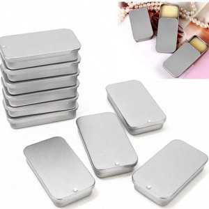 Boîte en fer blanc personnalisée avec logo imprimé pour bonbons, pilules, cosmétiques, baume à lèvres, parfum solide, avec couvercle coulissant – Vente en gros - Product Image 3