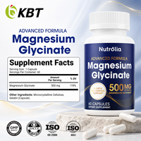 Supplément Contrat Fabricant Glycinate de Magnésium Capsules Complexe de Magnésium Capsule Oem