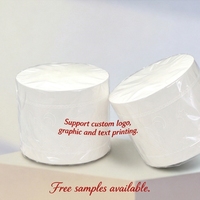 Rouleau de papier toilette commercial imprimé sur mesure, 5 plis, 100% pâte de bois vierge, en vrac, OEM ODM pour hôtels et salles de bain, vente en gros, échantillon gratuit