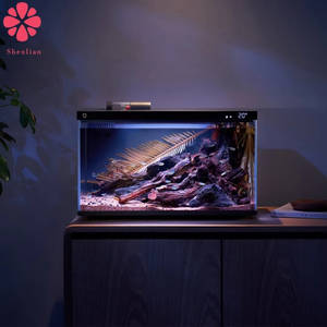 リビングルームスペース向けの、インテリジェントでモダン、耐久性があり、透明な長方形の水槽（ABS素材製） - Product Image 2