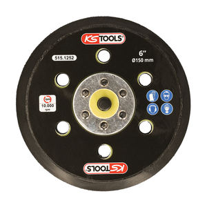 D150mm pour Velcro Pad avec 15 trous Compatible avec les disques de ponçage 515.1254 et 515.1257 - Product Image 1