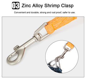 Truelove all'ingrosso poliestere di alta qualità regolabile Eco Friendly materiale riciclato traspirante mani libere morbido guinzaglio cane per animali domestici - Product Image 5