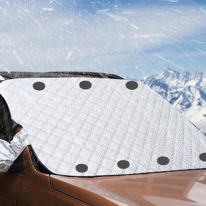Vente en gros 142x90cm feuille d'aluminium voiture <span class=keywords><strong>neige</strong></span> couverture <span class=keywords><strong>pare</strong></span>-<span class=keywords><strong>brise</strong></span> soleil gel protecteur universel pour berline SUV camion - Product Image 5