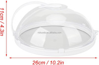 Penutup Microwave Anti Cipratan, Penutup Piring Microwave Penutup Piring Oven Microwave untuk Makanan dengan Pegangan Tutup yang Mudah Digenggam untuk Dapur