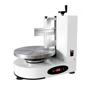 Crêpe Cake Spreading Machine Verjaardagstaart Gladmakende Coating Machine Ronde Cake Cream Smeermachine Prijs