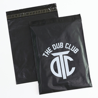 Sachets d'Expédition Courrier Noirs Mat Personnalisables pour Vêtements, Enveloppe d'Emballage Poly Mailer en Plusieurs Tailles