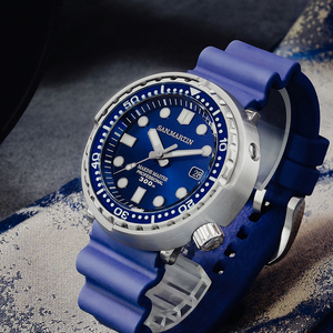 Reloj de Buceo <span class=keywords><strong>San</strong></span> <span class=keywords><strong>Martin</strong></span> de Acero Inoxidable 316L, Movimiento Mecánico Automático NH35, Resistente al Agua hasta 30 atm, Luminoso, para Hombre, Envío Gratuito, Disponible en Stock - Product Image 2