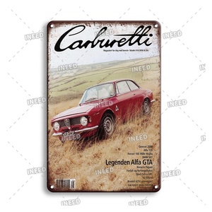 Nuoten — panneaux personnalisables de style ancien de <span class=keywords><strong>voiture</strong></span>, 20x30cm, décoration vintage, rétro, en métal, signes en étain - Product Image 1