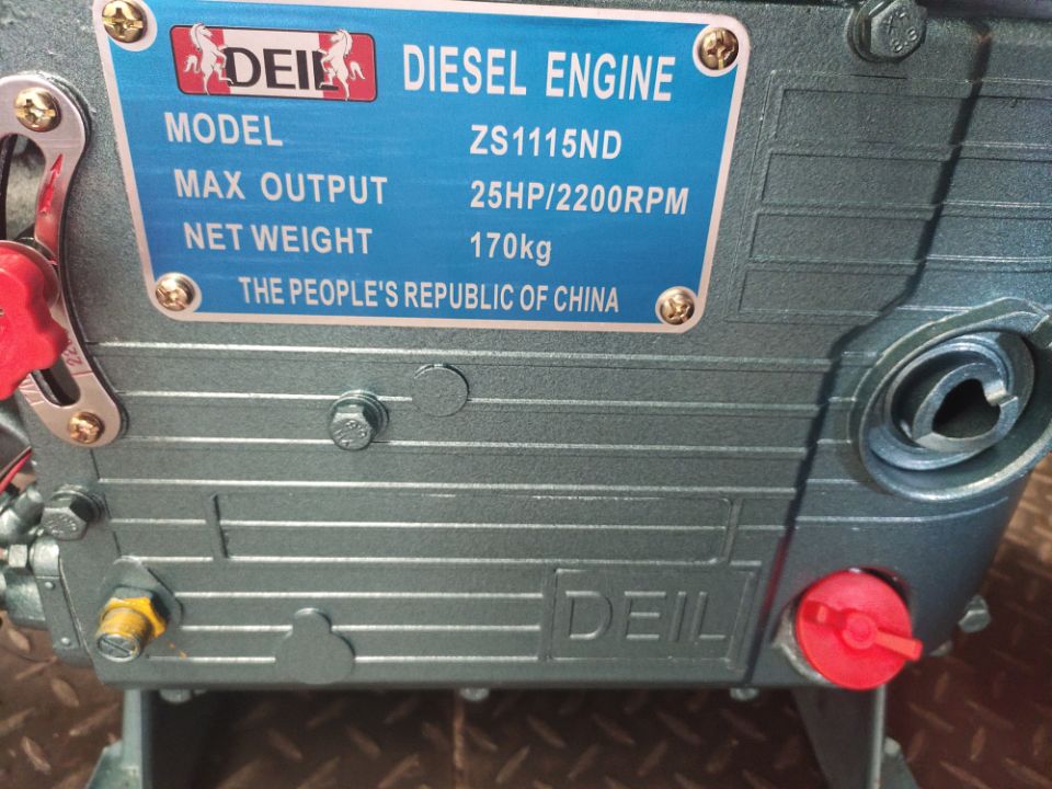 福男 真作 28hp Water Cooling Single Cylinder Changchai Diesel Engine