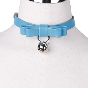 Collare BDSM per Giochi di Ruolo, Accessorio SM in Pelle PU con Campanello per Donne - Product Image 2