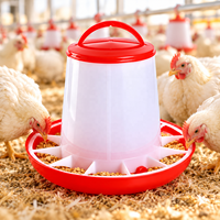 Nouvel abreuvoir pour volailles en plastique PP suspendu grande capacité pour poulets de chair, poules pondeuses, équipement d'élevage