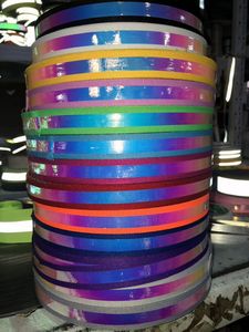 Bande adhésive en nylon coloré, fluorescente, hiviz, 2 pouces, logo réfléchissant imprimé <span class=keywords><strong>sur</strong></span> la toile, pour vêtements de chapeau - Product Image 5