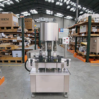 Capsuleuse automatique électrique pour bouteilles de boissons et d'aliments avec garantie d'un an, moteur à engrenages, roulement