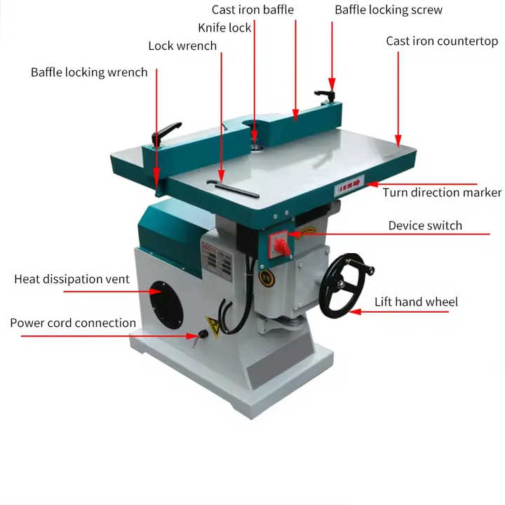 Vertical High Speed Woodworking Milling Router Machine Wood Milling ...