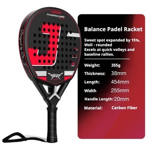 Raqueta de Pádel 100% Fibra de Carbono, Ligera, de Grafito, Forma de Diamante/Lágrima, Sensación Limpia al Jugar, Fácil Control, Rendimiento Mejorado - Product Image 4