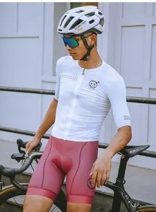 Monton – cuissard à bretelles personnalisé pour hommes, ensemble de vêtements de cyclisme, rembourré en Gel