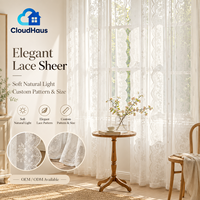 Voilages blancs effet lin grande largeur, filtrant la lumière, pour la décoration intérieure des portes coulissantes de patio modernes