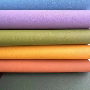 Tessuto base in pelle scamosciata in PVC con spessore 1.0mm serie YY disponibile in 45 colori