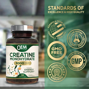 Capsules de monohydrate de créatine de marque privée OEM soutien de supplément de pilules de créatine pour la force musculaire maigre et l'endurance - Product Image 4