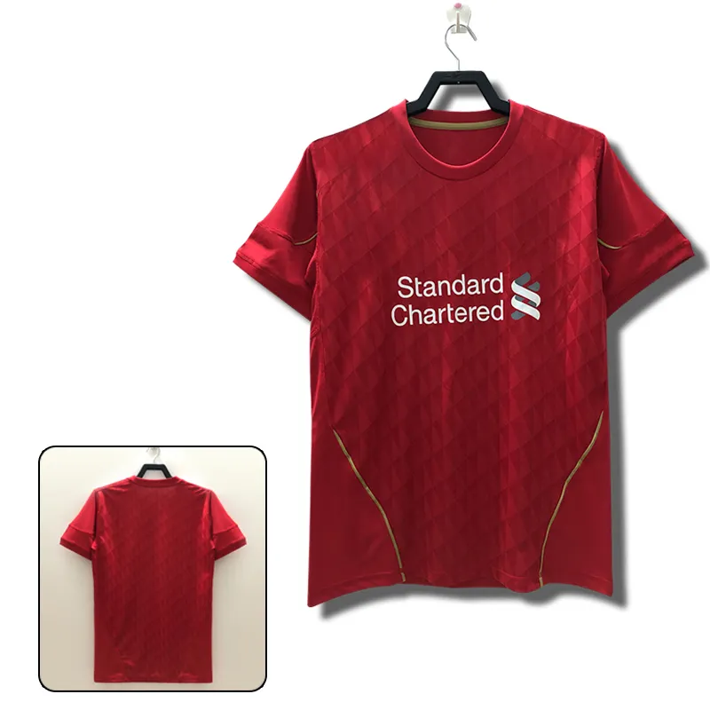 Retro Soccer Jersey Liverpooling 10S Custom design youth football jersey set soccer jersey men hot clubs Team soccer wear kit