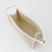 Pochette de rangement portable pour maquillage avec logo personnalisé, fermeture éclair tendance, pour le rangement des cosmétiques
