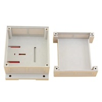 Caja de Conexiones Industrial para Riel DIN de 115 x 90 x 72 mm, Carcasa de Plástico ABS para Proyectos, Dispositivo de Automatización PLC, Cableado
