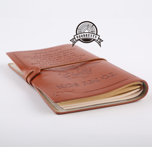 Hot-sale Factory Soft <strong>Cover</strong> Leather Traveler <strong>Notebook</strong> with Assorted Inner <strong>Page</strong> PU Notepad Journal with Horizontal Band - Product Image 4