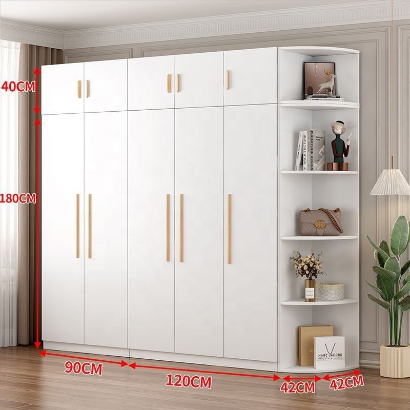 Moderner Weißer Design Kleiderschrank mit Schiebetüren für das Schlafzimmer