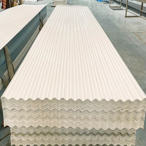 Tejas de techo corrugadas de plástico UPVC en capas ASA Tejas impermeables con aislamiento térmico para casas al aire libre - Product Image 3