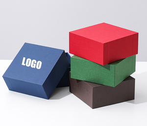 Cajas de Papel de Dos Piezas con Logotipo Personalizado, Material Reciclado, Venta al por Mayor, Embalaje Promocional Corporativo y Minorista, Caja de Regalo para Velas, Kraft - Product Image 6