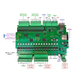 Controlador de Relés de 16 Canales Kc868-a16 Kincony, Placa de Desarrollo de Programas Esp32, Módulo Tasmota, Interruptor de Relé Wifi, Mqtt, Rs485, I2c - Product Image 1