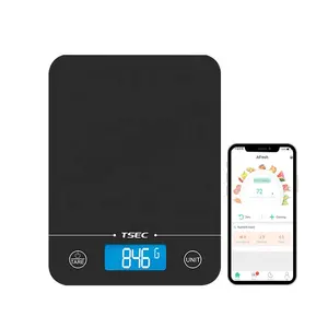 2023 new arrival Smart Airfresh App Food Nutrition Electronic Digital Weighing Bluetooth Kitchen food Scale acaia coffee scale