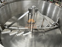 Chaudière industrielle à double enveloppe / Cuiseur à vapeur / Marmite à double enveloppe avec agitation pour le mélange de sirop de maïs et de sucre, marmite de cuisson