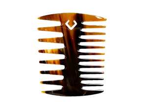 Peigne à cheveux artisanal en corne de buffle de qualité supérieure, à dents larges et lisses polies, réduit la casse des cheveux, prévient les frisottis et favorise la santé des cheveux. - Product Image 2