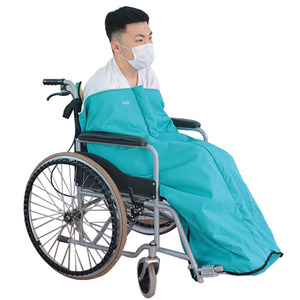 Manta cortavientos para silla de ruedas, tela impermeable gruesa, talla única para cubrir las piernas - Product Image 3