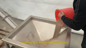 CY-MACH छोटे होपर सुचारू रूप से झुकाव स्क्रू कन्वेयर फीडर - Product Image 2