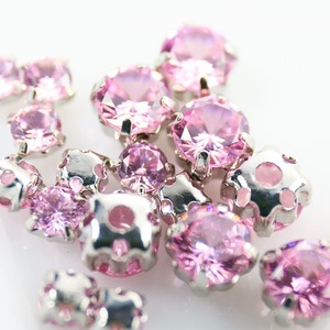 <span class=keywords><strong>Swarovski</strong></span> phụ kiện 1088 Áo kính tròn Rhinestone tùy chỉnh thiết lập khung đề nghị Nhẫn Cưới Valentine người yêu Quà Tặng - Product Image 1