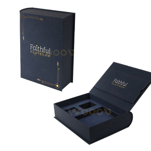 卸売 カスタム印刷 ヴィンテージスタイル パッケージ マグネット開閉式 収納用 隠し金庫 装飾用 フェイクブック型 ギフトボックス - Product Image 1