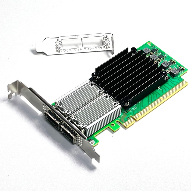 MCX516A-CCAT EN Network Interface Card, 100GbE Dual-Port QSFP28, PCIe3.0 X 16, Tall&Short Bracket