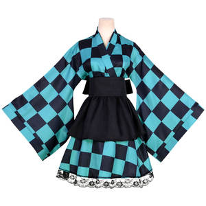 Nuevo Diseño de Ropa de <span class=keywords><strong>Anime</strong></span>, Disfraz de Halloween, Cazadores de Demonios Japoneses, Disfraz de Hashibira <span class=keywords><strong>Inosuke</strong></span> para Mujer, Kimono - Product Image 5