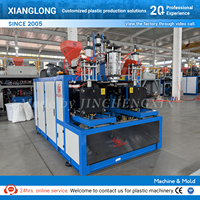 Machine de soufflage de bouteilles de détergent liquide en plastique HDPE entièrement électrique XL-65