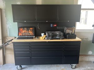 CYD Heavy-Duty Lockable Professional <strong>Tool</strong> <strong>Cart</strong> <strong>for</strong> Secure Storage with Workbench Mobile <strong>Tool</strong> Workstation <strong>for</strong> Auto Repair Shops - Product Image 6