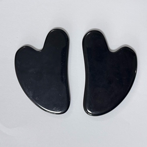 Precio al por mayor obsidiana negra jade natural gua sha bulk - Product Image 2