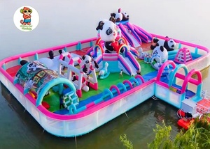 Parc aquatique gonflable commercial de haute qualité en PVC, avec toboggan et aire de jeux aquatique, château gonflable à vendre - Product Image 3