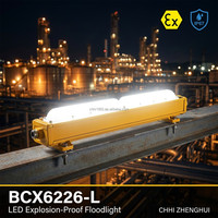 Lampadaire LED antidéflagrant IP67, norme ATEX, durable, étanche, éclairage industriel extérieur pour mines, usines, cours