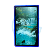 Pas cher 43 pouces capacitif Double cadre en acrylique lumière LED lunette compétence verticale écran tactile Machine de jeu 4k moniteur