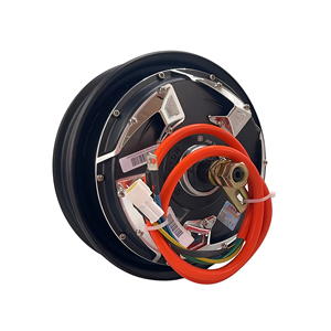 רכזת מנוע 72V 750w IP66 עמיד למים 12 אינץ' ערכת מנוע רכזת לאופניים חשמליים ללא מברשות מגנט קבוע 1.31-25kg.cm מומנט - Product Image 1